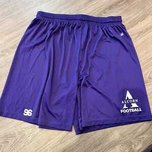 Purple Alcorn Football Men's Shorts